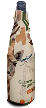 Kimbolton Wines - Giraffe- Grapes for Good bottle